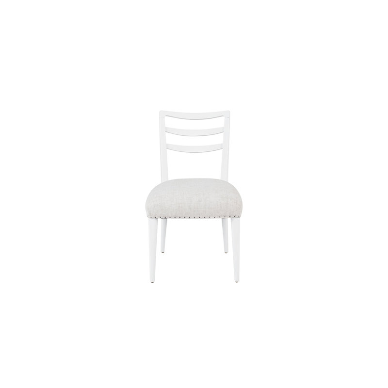 Ensemble de 2 chaises d'appoint Ladderback, Blanc