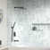 Pressure-balanced Shower System Rainfall Tub And Shower Faucet With Rough-in Valve