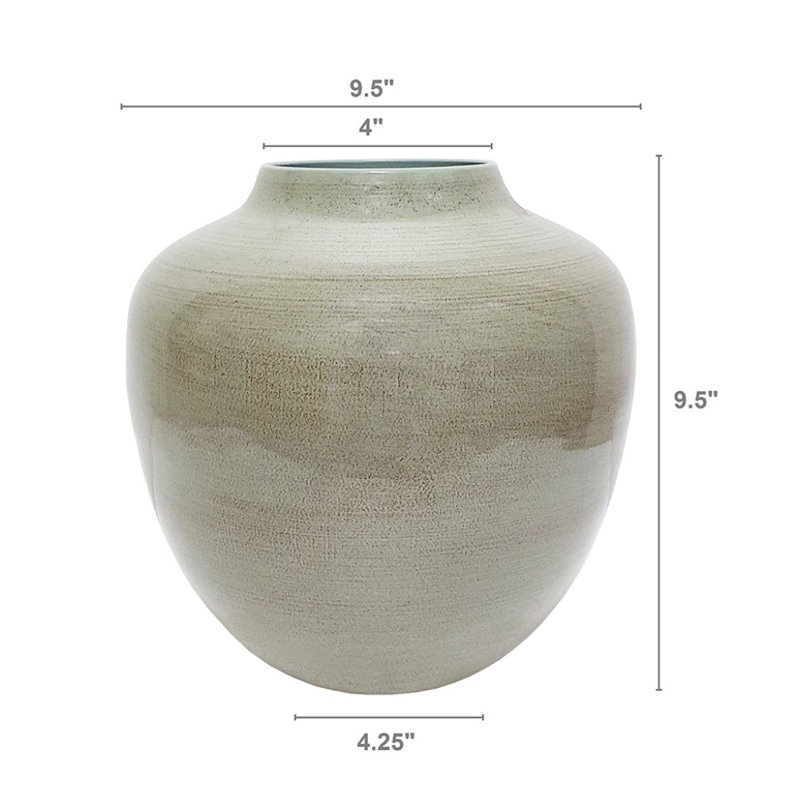 Vase en fer D9.5X9.5