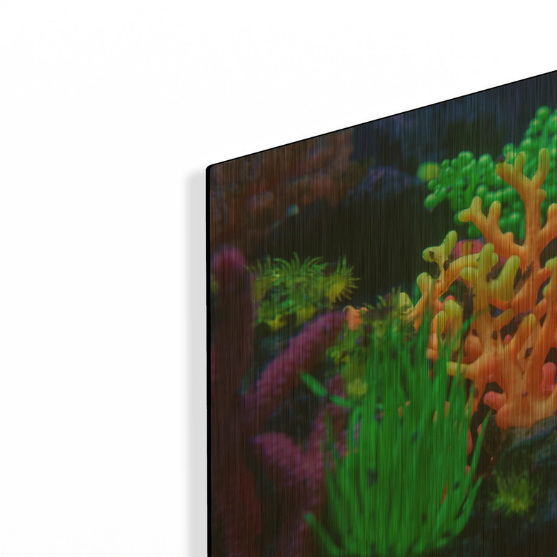 « Amazones sous-marines » de Luxe, tableau mural en métal doré, 40,6 cm x 30,5 cm, 16"x12"