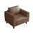 Delana 37.8" Wide Faux Leather Armchair-123327079