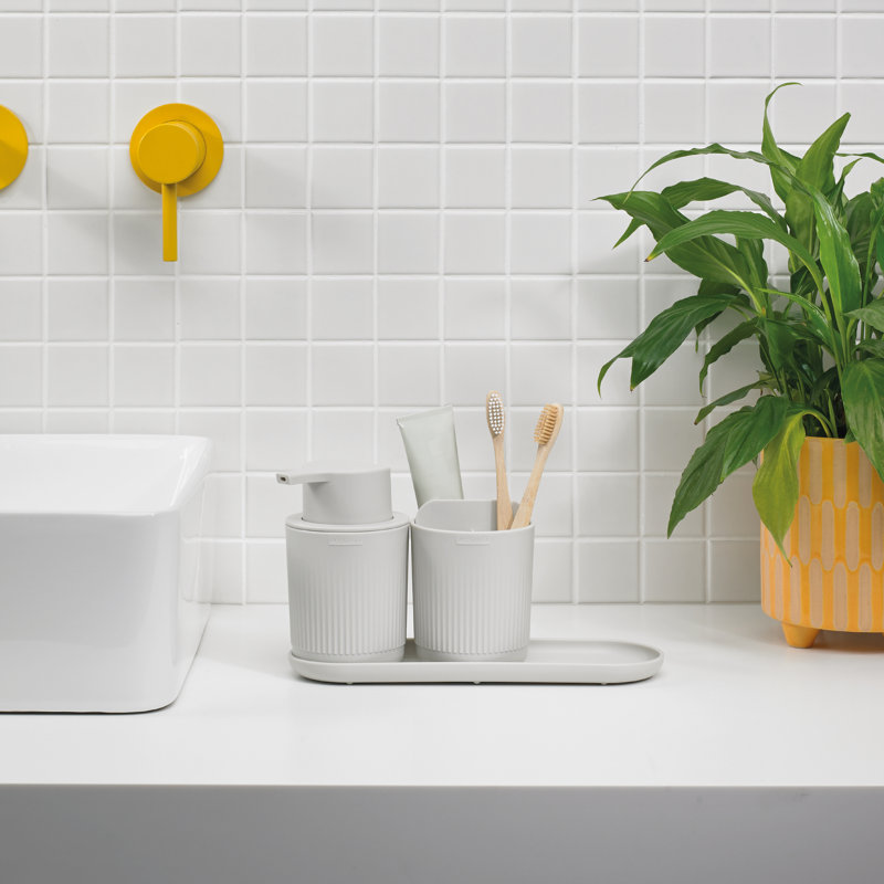 Recycled Bathroom Set - Made in UK, White