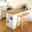 Crysal Counter Stool with Solid Wood Frame