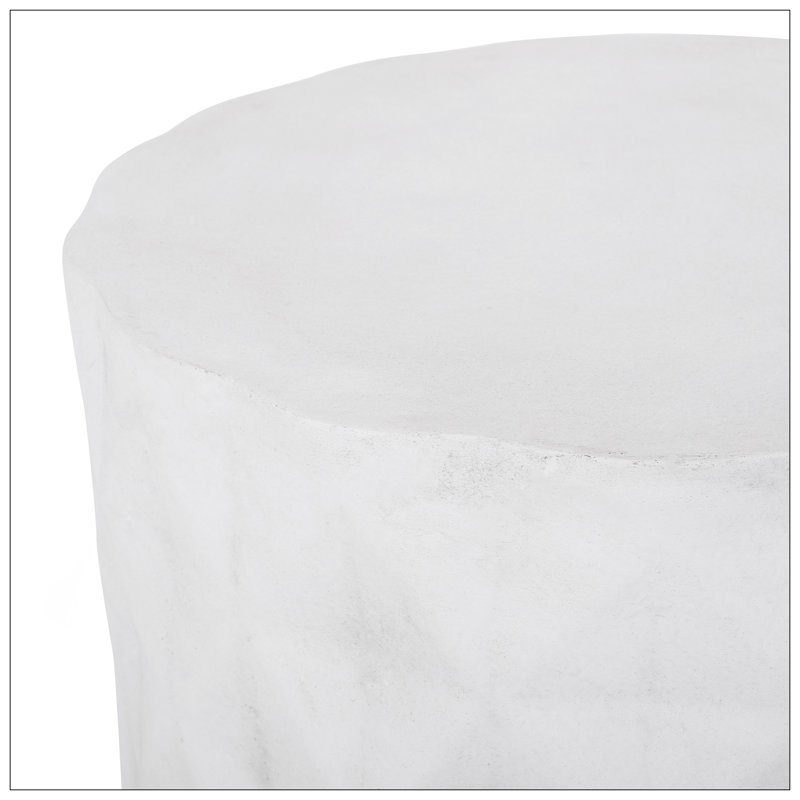 Outdoor Lightweight Concrete Side Table