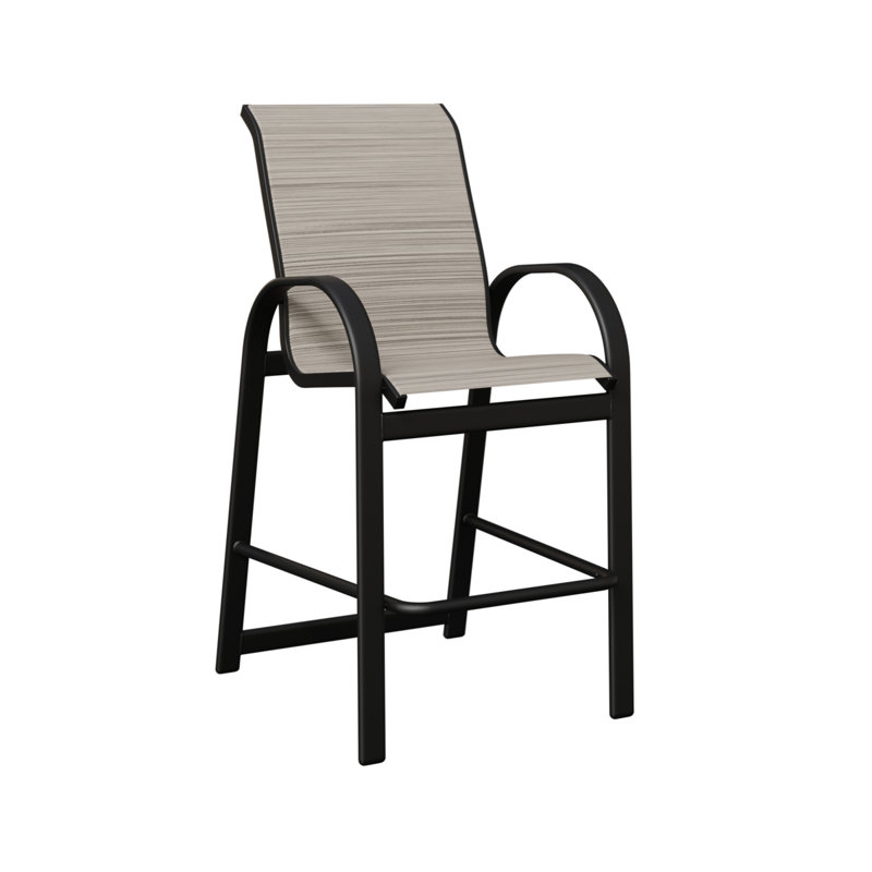 Fauteuil de bar berlinois Berlin Gardens, Kozo fossile, Noir mat