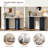 Narrow Console Table With Oval Marble Top, Curved Legs And Triangular-designed Base-1298546538