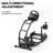 Anman Adjustable Height and Foldable PC & Racing Game Chair in Black