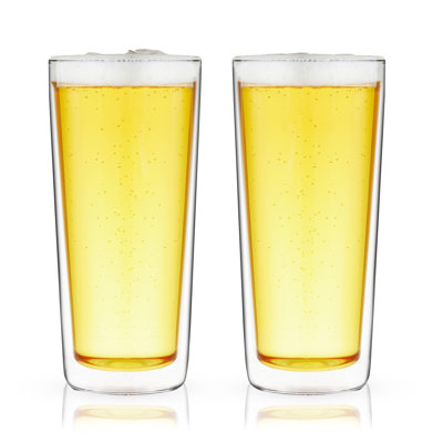 Double-Walled Pint Glasses