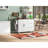 54.5" Style Kitchen Island With Storage And Power Outlet - Rolling Cart Drop Leaf For Space Optimization Internal Storage, Outlet, Wheels, Leaf, White Charming Dining Room-107116773