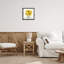 Soft Sunflower Jar  Framed Floater Canvas Wall Art by Patti Bishop-744217762-744217765