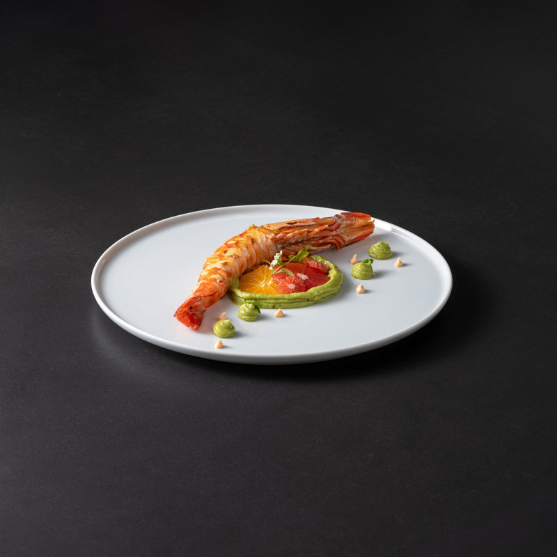 Ensemble de 6 assiettes à salade ou à dessert en grès 9 "Resson