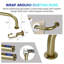 Tringle à rideau simple réglable de 1 po Aariel-20673675-19324275