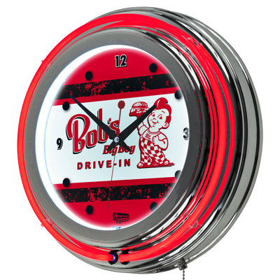 Bob's Big Boy Wall Clock
