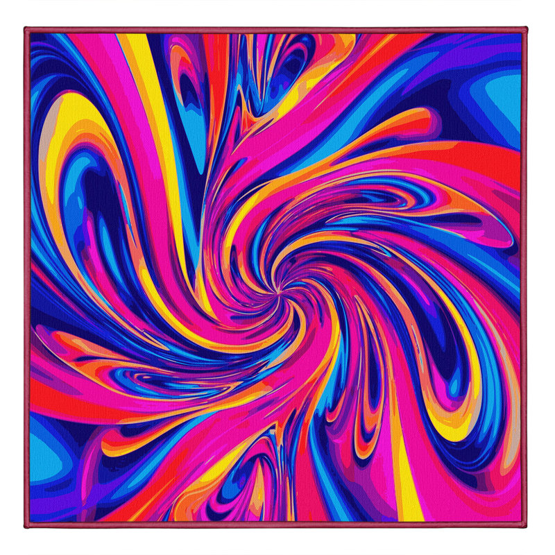 Tapis Cosmic Ripple, Carré 7 pi