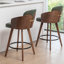 Ensemble de 3 tabourets pivotants Tyandra (ensemble de 3)-1272573000