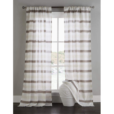 Donise Semi Sheer Curtain Pair