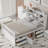 Platform Bed Frame with Storage Bookshelves and Shelves-1697202475