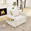 Fauteuil-lit convertible simple, canapé-lit coulissant 3 en 1 avec carte d'ordinateur et ports USB. Il peut être utilisé à la fois pour le travail et pour la détente dans divers cas de figure-1366628832