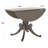 Denholme 43.3 " Extendable Pine Round and Oval Solid Wood Top with Solid Wood Base Dining Table-2037210352