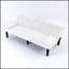 Canapé-lit pliable et polyvalent avec porte-gobelets pour la transformation des chambres d'amis et l'optimisation de l'espace dans les espaces de vie.