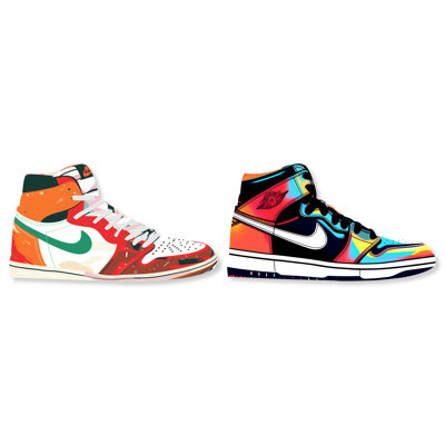 Art mural en acrylique Sneaker