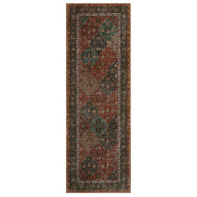 Crissay Washable Floral Indoor Rug