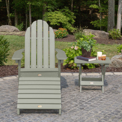 Fauteuil Adirondack Essential avec repose-pieds et table d'appoint pliants Essential