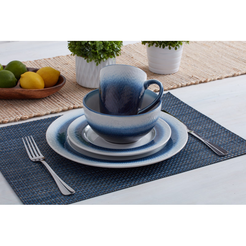 Pfaltzgraff Eclipse 16-Piece Stoneware Dinnerware Set, Service for 4