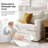 Raimund 88" Farmhouse Fully Assembled Square Arm  Slipcovered Sofa With Down Blend Fill-907191939