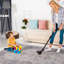 Tapis tendance à poils moyens de 0,28 pouce - résistant aux taches et adapté aux enfants