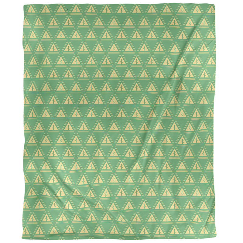 Theo Nath Dots Duvet Cover, Twin Duvet Cover, Green/Gold, Microfiber