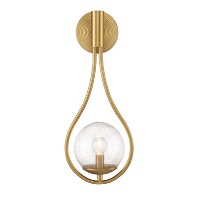 Desloge Metal Armed Sconce in Brass