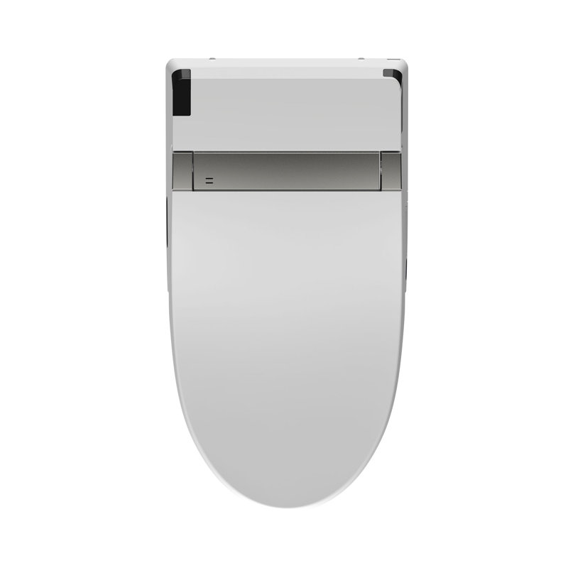 White Ceramic Smart Bidet Toilet with Heated Seat and Auto Flush