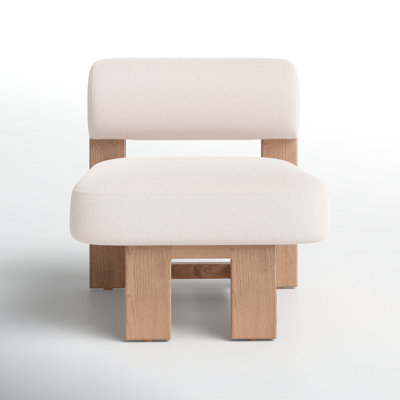 Agave Upholstered Slipper Chair