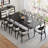 Otho Modern 63" to 94" Extendable Rectangular Dining Table For 6-10-1985181729