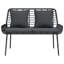Poly Rattan Outdoor Bench