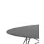 Table ovale d'extérieur brillante-96682278