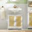 Adhil Freestanding Bathroom Cabinet
