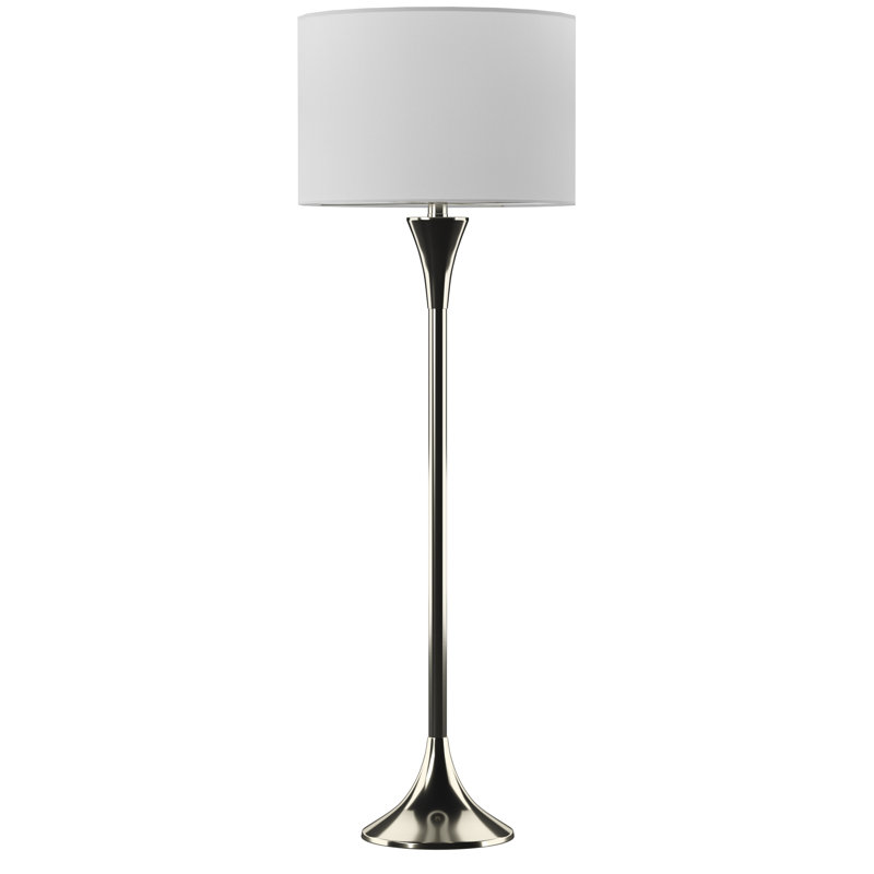 Lampe sur pied 65 po Macdonald, Or, White Linen