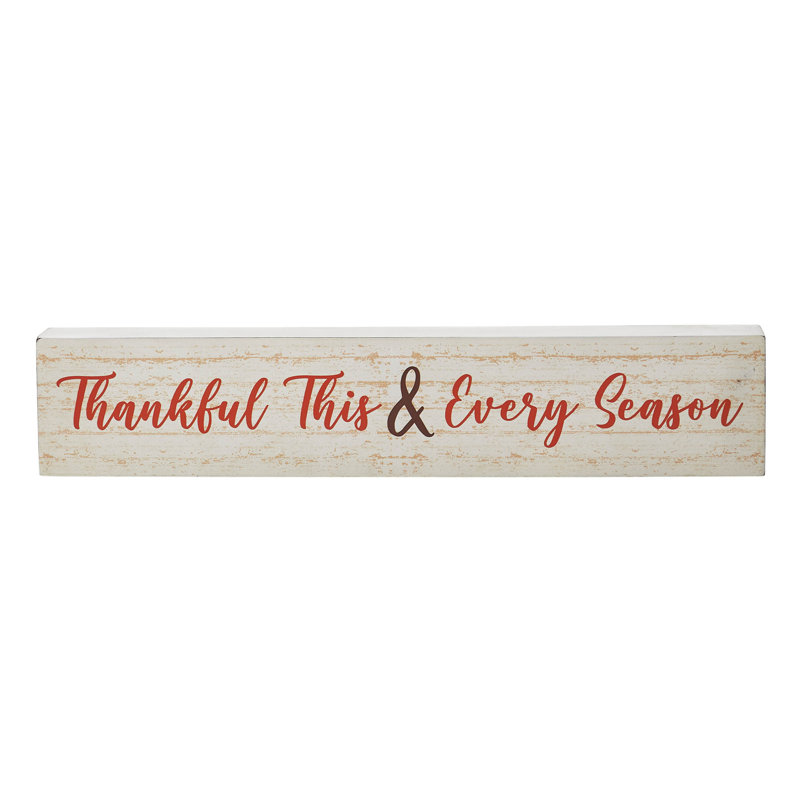 Kanoa Thankful This & Every Season Wall Décor
