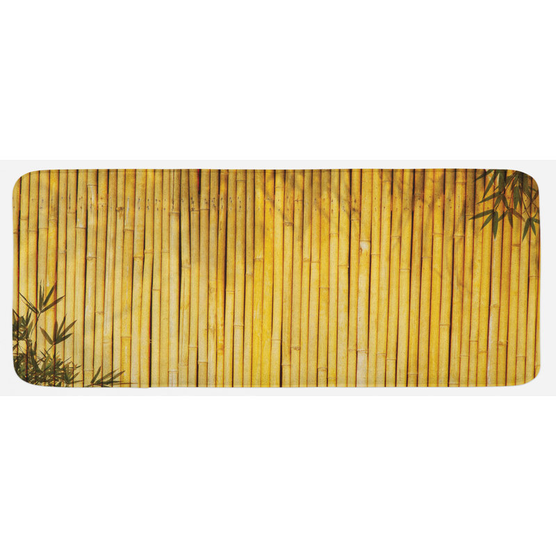 Tapis de cuisine en bambou