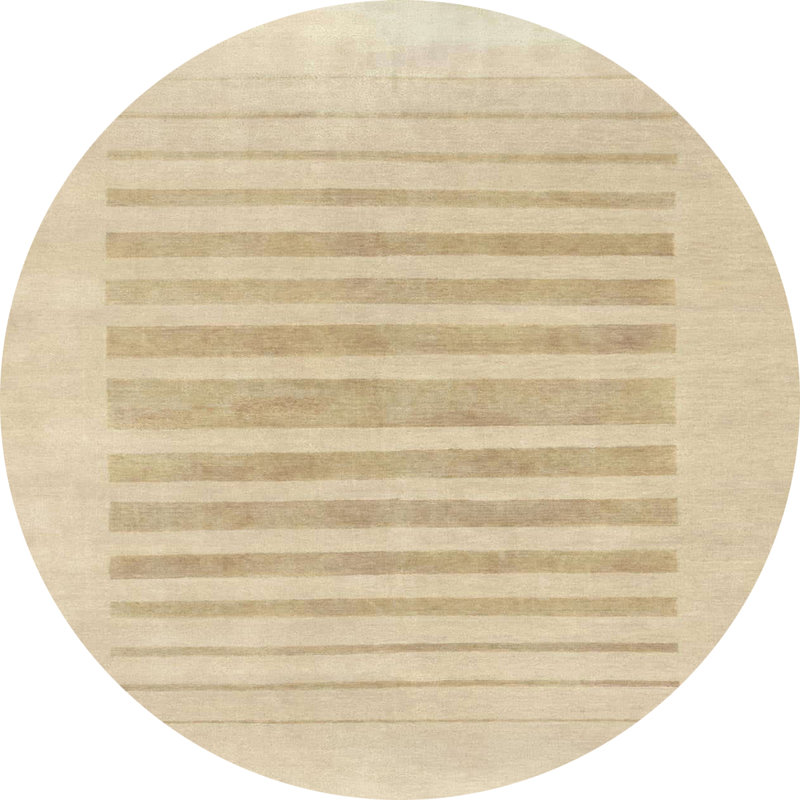 Abstract Indoor Rug, Round 5'
