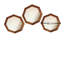 Ensemble de 3 miroirs Alf
