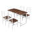 Wood Kitchen Table Chairs Set