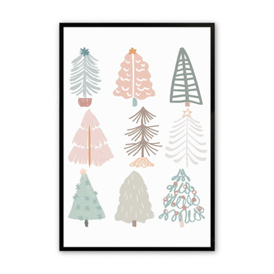 «Playful Christmas Trees II», reproduction