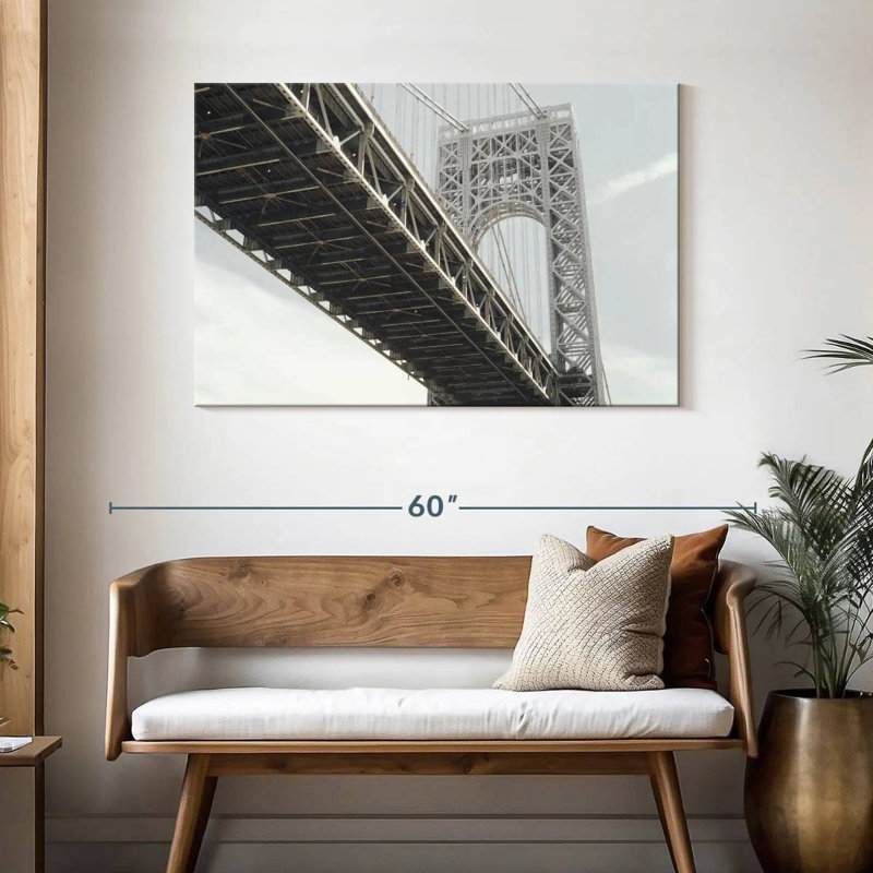 Pont sous le pont, H 30 po x l 45 po