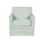 Fauteuil décoratif vert menthe
