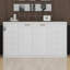 Lit escamotable peu encombrant avec éclairage à DEL intégré, avec un design rabattable qui se dissimule dans une élégante armoire murale-65615592