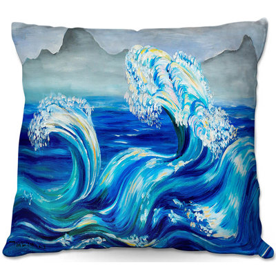  Coussin Couch Waves Mountains