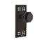 Craftsman Plate with Waldorf Black Door Knob-404818106